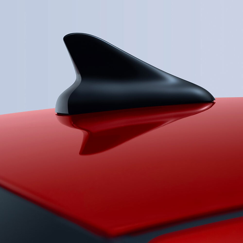  Antena aleta de tiburón negro brillante  para el nuevo Chevrolet Aveo 2024