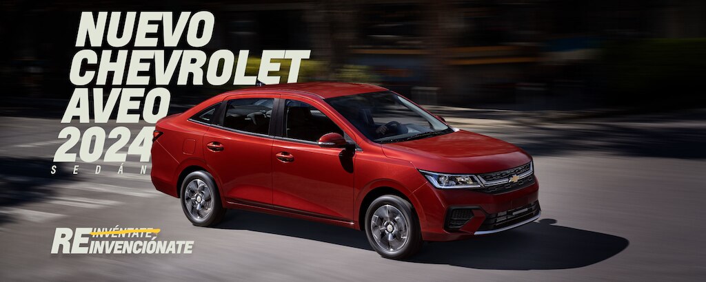  Chevrolet Aveo 2024, el nuevo auto tipo sedán con Smartphone Integration, camára de visión trasera y asistencia de estacionado