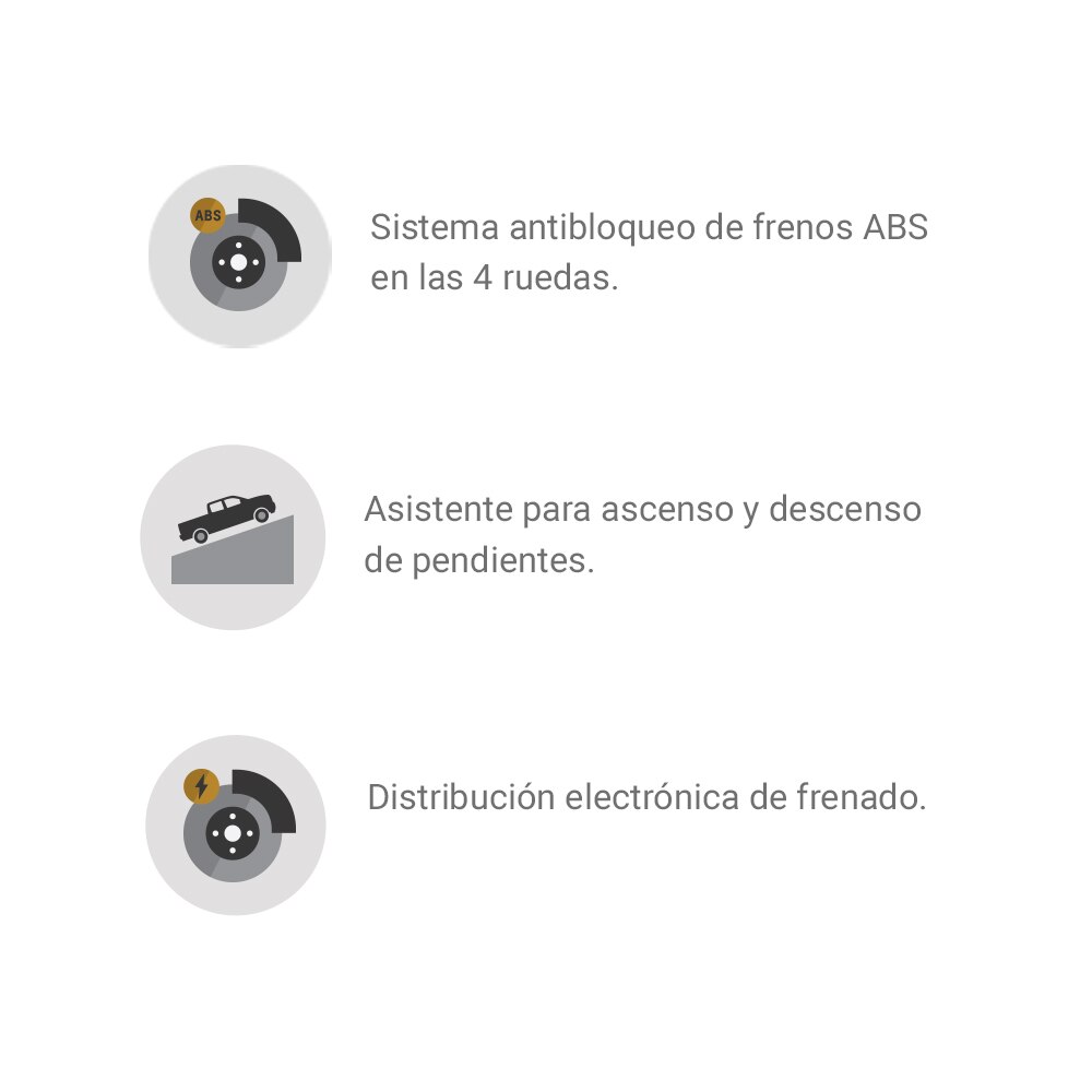 Íconos de seguridad para tu Chevrolet S10 Max 2023